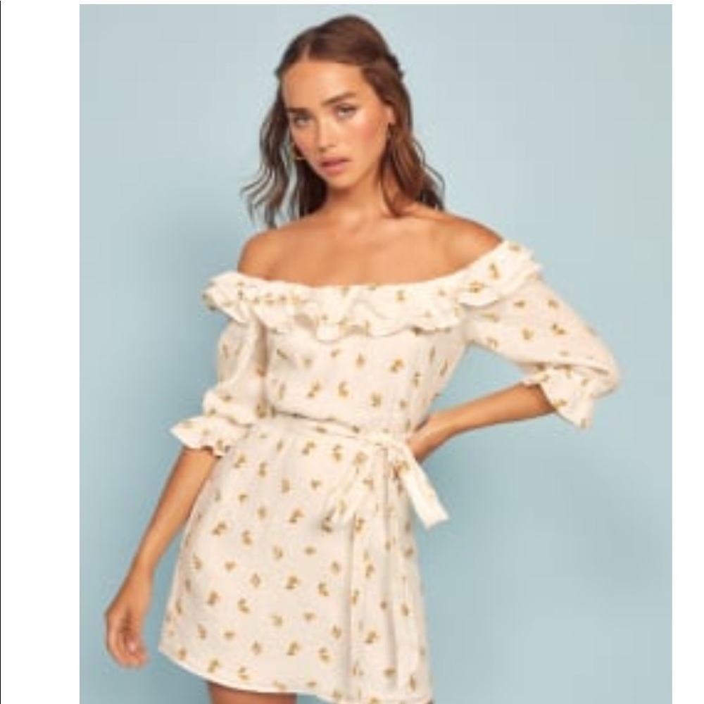 Reformation indio dress in Rosebud size M w/ tags